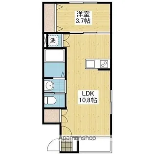 アルト横河原【1階】の間取り