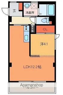 フォレストカーサ【2階】の間取り