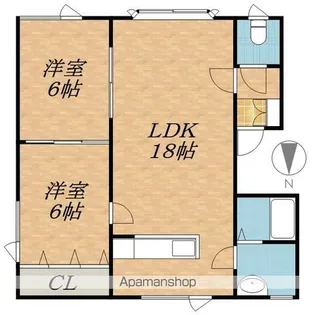 ハイツ文京【2階】の間取り