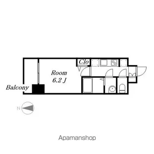 プレサンス名駅南エディフィス【15階】の間取り