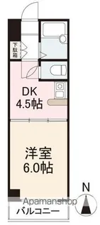 プリンス三条【203号室】の間取り