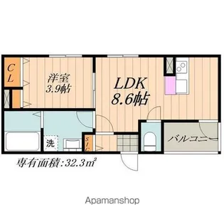 Anecis名駅南【1階】の間取り