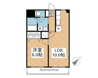 グランディーノ【103号室】の間取り