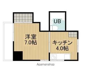 メゾンブランシェ【105号室】の間取り