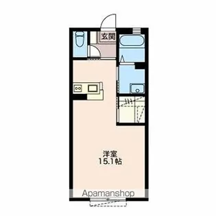 ブランドールG【1階】の間取り