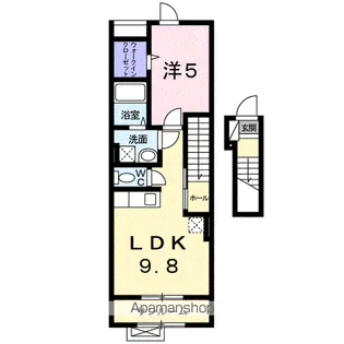 アスペンベールF【2階】の間取り