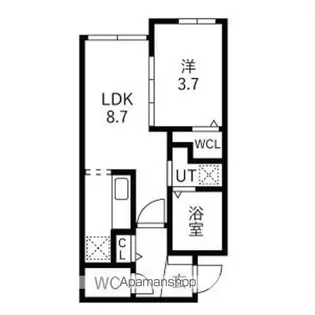 ONE STAGE麻生(ワンステージアサブ)【4階】の間取り