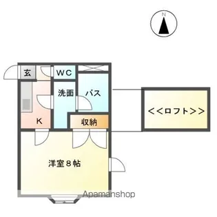 ファインシティーかすみ町【1階】の間取り