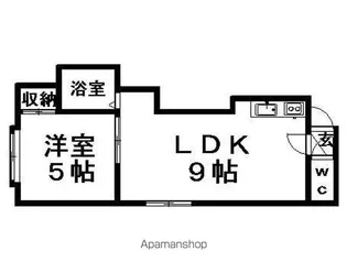 プレシディオ【105号室】の間取り