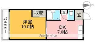 ロイヤルガーデンⅠ【6階】の間取り