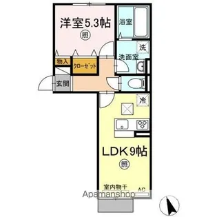 グランレーベン【1階】の間取り