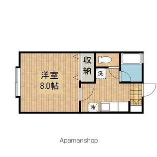 ピュアF【105号室】の間取り