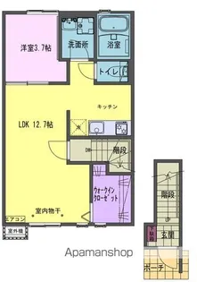 LOTUS【202号室】の間取り