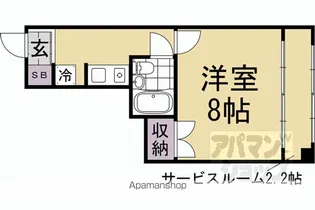 マンションメック【403号室】の間取り