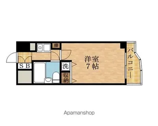 アクエルド都島【6階】の間取り