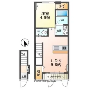 グレーシア【2階】の間取り