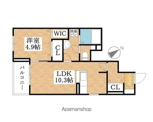 エクセランⅥ【1階】の間取り