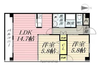 本郷マンション【2階】の間取り