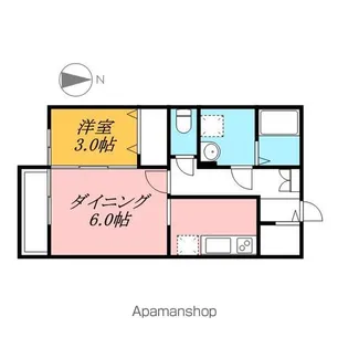 カリーノ フィオーレ【1階】の間取り