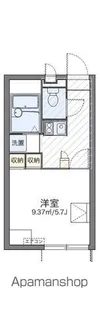レオパレス岩井【1階】の間取り