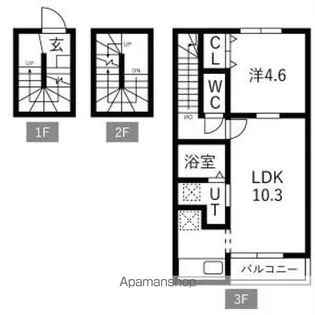 マックスレジデンシア荒巻【3階】の間取り
