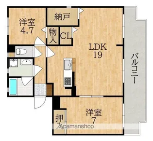 ローズガーデン学園前【1階】の間取り