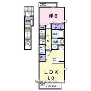 アルドーレA【2階】の間取り