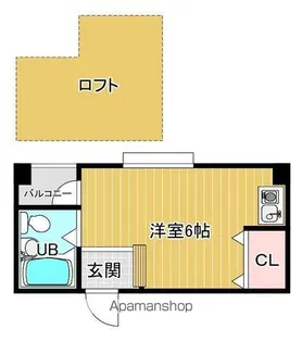 前田ビル【401号室】の間取り