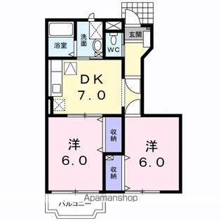 パストラル【1階】の間取り