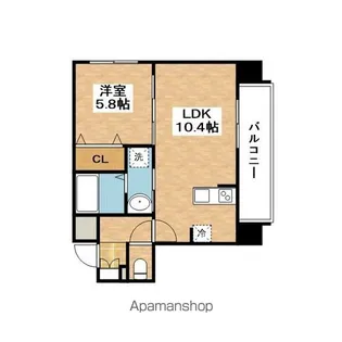 プレアデス千里山田【3階】の間取り