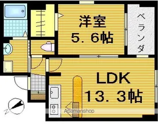 JEUNESEE翠町【2階】の間取り