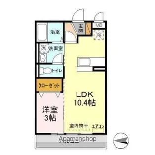 ハーベスト・コート【1階】の間取り