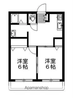 エクセラン北妻【101号室】の間取り
