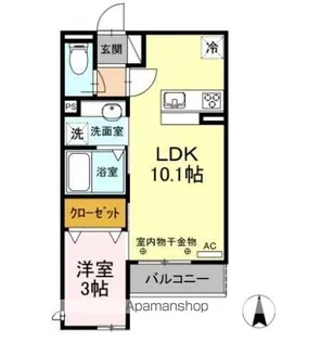 エクセレント33【2階】の間取り