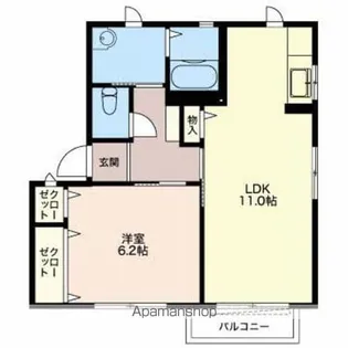 ステラ泉町【1階】の間取り