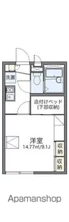 レオパレスカンタービレΑ【1階】の間取り