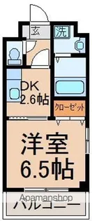 プラネット中神【1階】の間取り