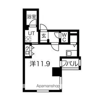 スパシエルクス横浜【8階】の間取り