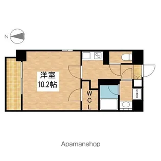 タウンコート御園【6階】の間取り