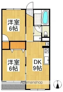 一本木ハイツ【1階】の間取り