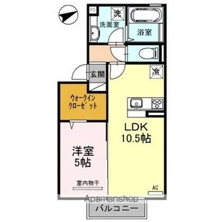 スターライトフィールズ【205号室】の間取り