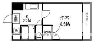カーサ・ソラッツオ弐番館【412号室】の間取り