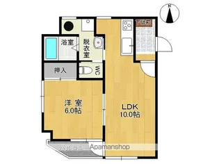 CENTER CITY②【401号室】の間取り