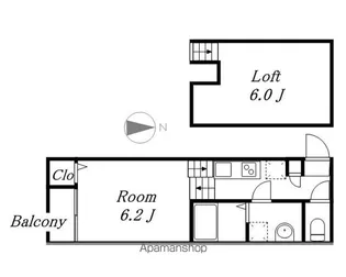 ハーモニーテラス靖国町【1階】の間取り