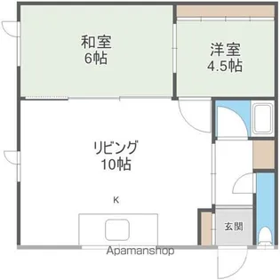 佐々木アパート【201号室】の間取り
