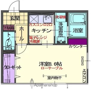 INY【1階】の間取り