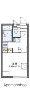 レオパレスセゾンブラン三郷【2階】の間取り