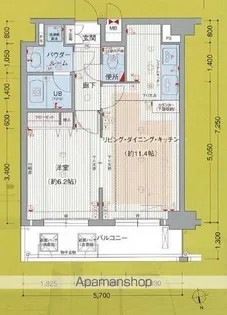 プレサンス久屋大通公園サウス【10階】の間取り