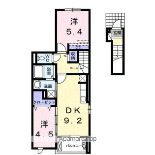 クールメゾン【2階】の間取り