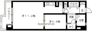 セレス別府【6階】の間取り